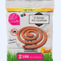 Castorama 10 Spirales Anti Moustiques Siam