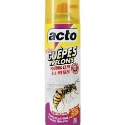 Castorama Acto Spécial Guêpes-frelons, Aérosol 500 Ml