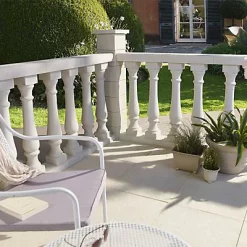 Castorama Balustre Ronde BLOOMA Barcelone Blanche 13 X 13 X H.80 Cm