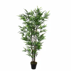 Castorama Bambou Artificiel En Pot Vert ø90 X H.155 Cm