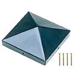 Castorama Chapeau De Poteau 70 Mm Noir