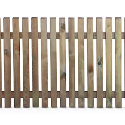 Castorama Clôture Bois Blooma Fuldda Marron 180 X H.100 Cm