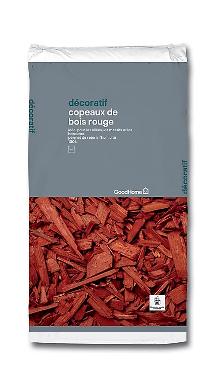Castorama Copeaux Bois Rouge GoodHome 100L 3 Castorama Copeaux Bois Rouge GoodHome 100L