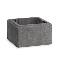 Castorama Element De Pilier Agora 30 X 30 Cm Anthracite