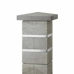 Castorama Insert Inox Pour Pilier 30 X 30 Cm