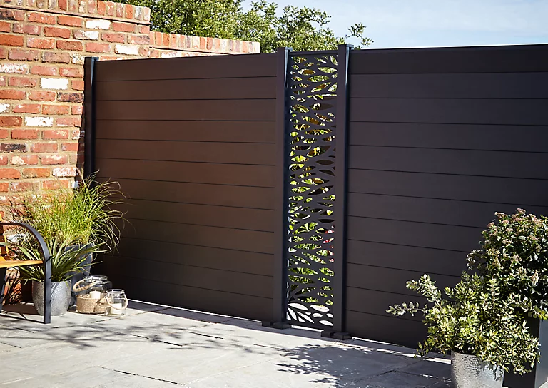 Castorama Lame De Clôture Composite Neva Anthracite (lot De 3 Lames) 3 Castorama Lame De Clôture Composite Neva Anthracite (lot De 3 Lames)