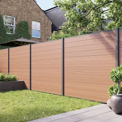 Castorama Lame De Clôture Composite Neva Teck (lot De 6 Lames)