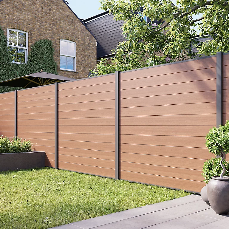 Castorama Lame De Clôture Composite Neva Teck (lot De 6 Lames) 3 Castorama Lame De Clôture Composite Neva Teck (lot De 6 Lames)