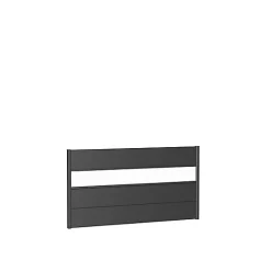 Castorama Panneau Acier Droit Biohort 180 X H.90 Cm Gris + Verre Acrylique