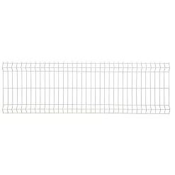 Castorama Panneau De Clôture Grillagée Blooma Louga Blanc 198,5 X H.63 Cm