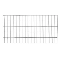 Castorama Panneau De Clôture Grillagée Premium Gris 200 X H.103 Cm