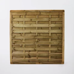 Castorama Panneau Droit Bois Blooma Hamme Vert 45 mm 180 x h.180 Cm