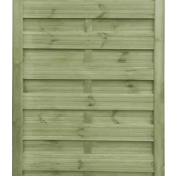 Castorama Panneau Droit Bois Blooma Hamme Vert 45 mm 90 x h.180 Cm
