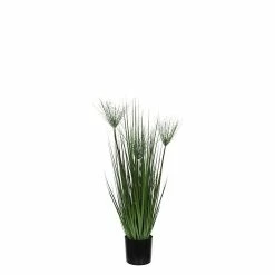Castorama Papyrus Artificiel En Pot Plastique Vert ø12,5 X H.76 Cm