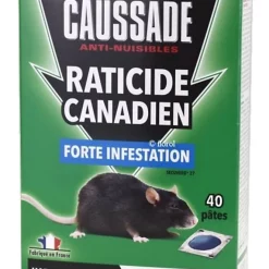 Castorama Pâte Raticide Canadien Forte Infestation Caussade 400g