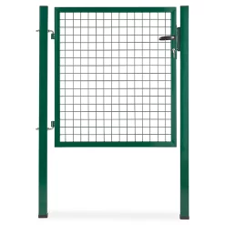 Castorama Portillon Pour Clôture Grillagée à Poteaux Carrés Blooma Vert 100 X H.100 Cm