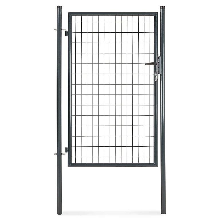 Castorama Portillon Pour Clôture Grillagée à Poteaux Ronds Gris 100 X H.150 Cm 3 Castorama Portillon Pour Clôture Grillagée à Poteaux Ronds Gris 100 X H.150 Cm