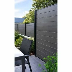 Castorama Poteau Modulable Concept Composite Idaho 176cm Anthracite