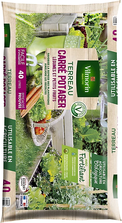 Castorama Terreau Carré Potager Vilmorin 40L 3 Castorama Terreau Carré Potager Vilmorin 40L