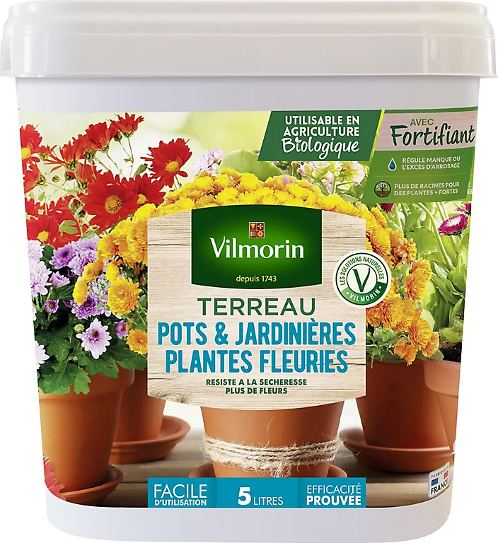 Castorama Terreau Fleurs Vilmorin 5L 3 Castorama Terreau Fleurs Vilmorin 5L