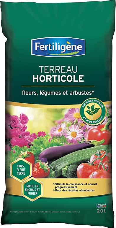 Castorama Terreau Horticole Fertiligène 20 L 3 Castorama Terreau Horticole Fertiligène 20 L