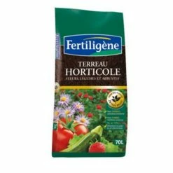 Terreau Horticole Fertiligène 70L (3 Sacs)
