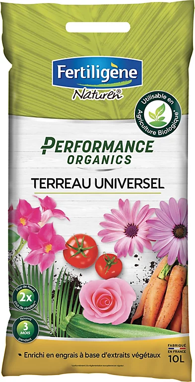 Castorama Terreau Universel Fertiligène Performance Organics 10L 3 Castorama Terreau Universel Fertiligène Performance Organics 10L