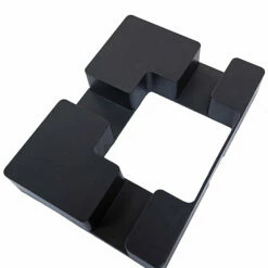 Castorama Cache Platine Neva Portillon 15 X 15 Cm Anthracite