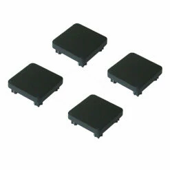 Castorama Chapeau GoodHome Neva Anthracite 7,5 X 7,5 Cm (Lot De 4)