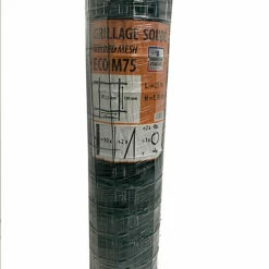 Castorama Grillage Rouleau Soudé Maille 100 X 75 Mm Vert 25 X H.1 M