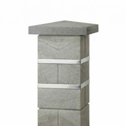 Castorama Insert Inox Pour Pilier 30 X 30 Cm