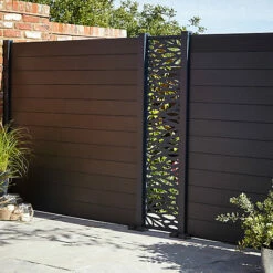 Castorama Lame De Clôture Composite Neva Anthracite (lot De 3 Lames)