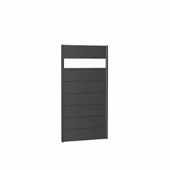 Castorama Panneau Acier Droit Biohort 100 X H.180 Cm Gris + Verre Acrylique