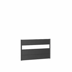 Castorama Panneau Acier Droit Biohort 150 X H.90 Cm Gris + Verre Acrylique