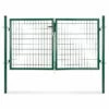 Castorama Portillon Double Pour Clôture Grillagée Vert 200 X H.100 Cm