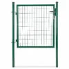 Castorama Portillon Pour Clôture Grillagée à Poteaux Ronds Vert 100 X H.100 Cm