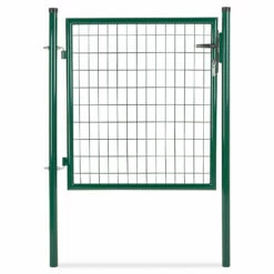 Castorama Portillon Pour Clôture Grillagée à Poteaux Ronds Vert 100 X H.100 Cm