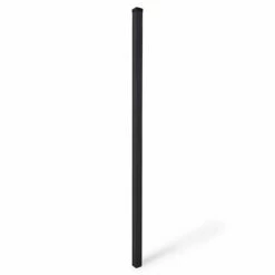 Castorama Poteau Aluminium Neva Anthracite H.240 Cm (sans Base)