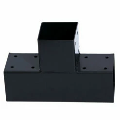 Castorama Raccord Pour Poteau Simple T Métal Blooma Leie RAL 7021 Gris 7 X 7 Cm